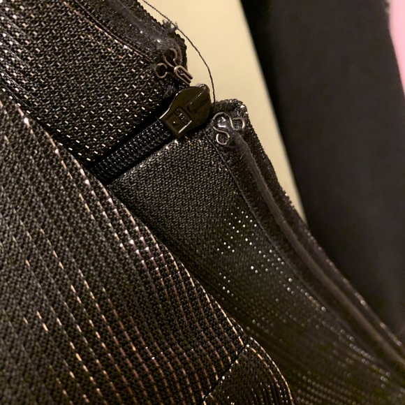 Lucy Paris strapless metallic jumpsuit - Picture 8 of 8